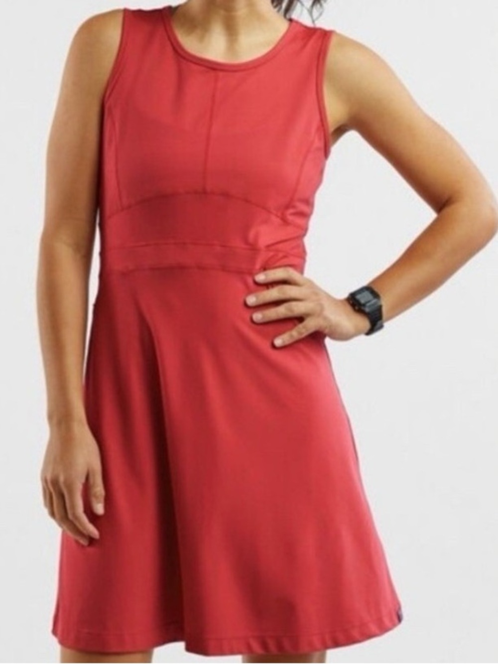 Title Nine The Dream Buttah Red Orange Athletic Dress